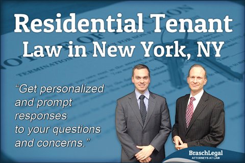 Law Offices of Justin C. Brasch, Services, Tenant information for rent controlled and rent stabilized units
